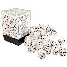 Chessex 12mm Speckled 36 Count D6 Block Pick Your Color