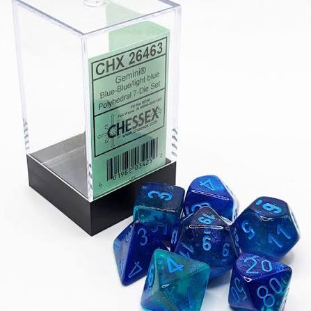 Chessex Standard Gemini 7-Dice Set