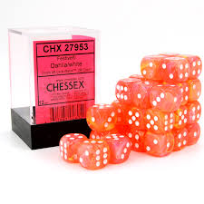 Chessex 12mm Festive 36 Count D6 Block Pick Your Color