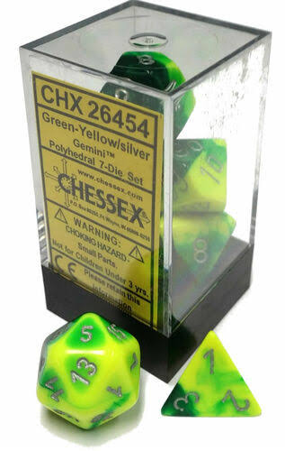 Chessex Standard Gemini 7-Dice Set