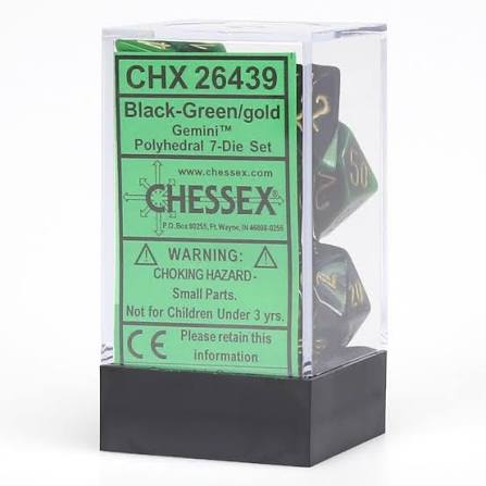 Chessex Standard Gemini 7-Dice Set