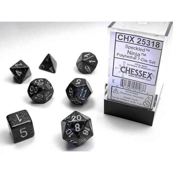 Chessex Standard Speckled 7-Dice Set