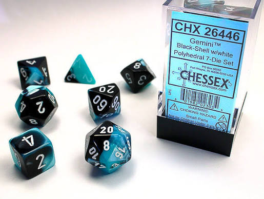 Chessex Standard Gemini 7-Dice Set