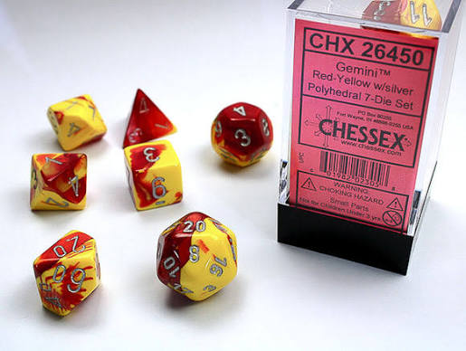 Chessex Standard Gemini 7-Dice Set