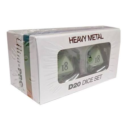 Vivid Heavy Metal D20 Dice Set