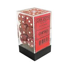 Chessex 16mm Speckled 12 Count D6 Dice Block - Pick Your Color
