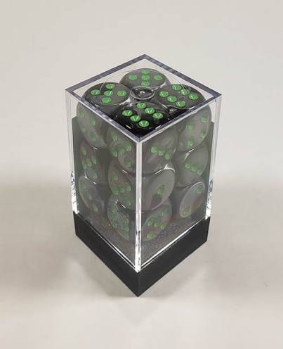 Chessex 16mm 12 Count D6 Dice Block - Pick Your Color