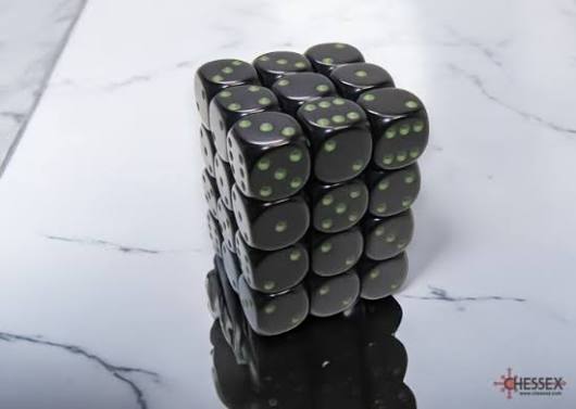 Chessex 12mm Opaque 36 Count D6 Block Pick Your Color