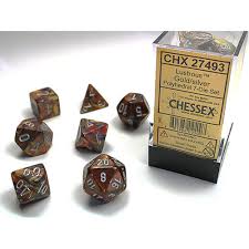 Chessex Standard Lustrous 7-Dice Set