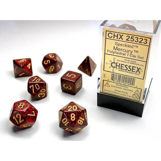Chessex Standard Speckled 7-Dice Set