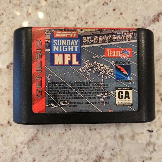ESPN Sunday Night NFL Sega Genesis