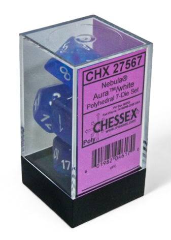Chessex Standard Nebula 7-Dice Set