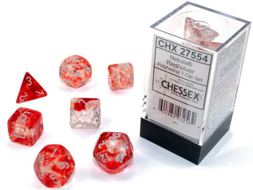 Chessex Standard Nebula 7-Dice Set