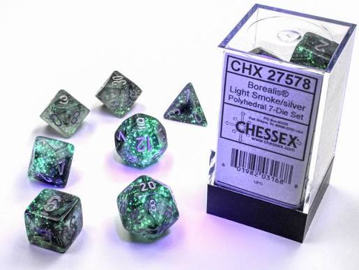 Chessex Standard Borealis 7-Dice Set