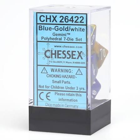 Chessex Standard Gemini 7-Dice Set