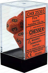 Chessex Standard Speckled 7-Dice Set