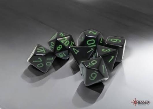 Chessex Standard Opaque 7-Dice Set