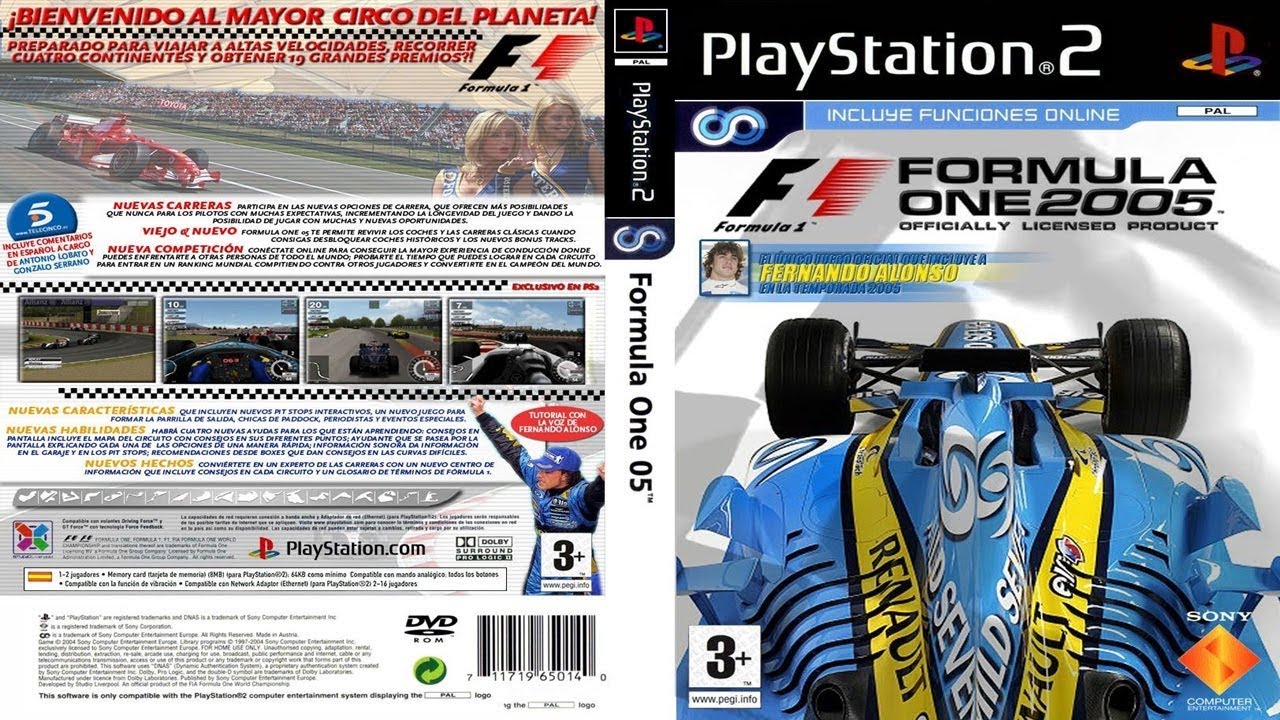 F1 Formula One 2005 PS2