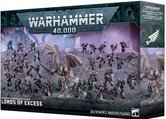 Warhammer 40k Emperor's Children Battleforce Lords of Excess