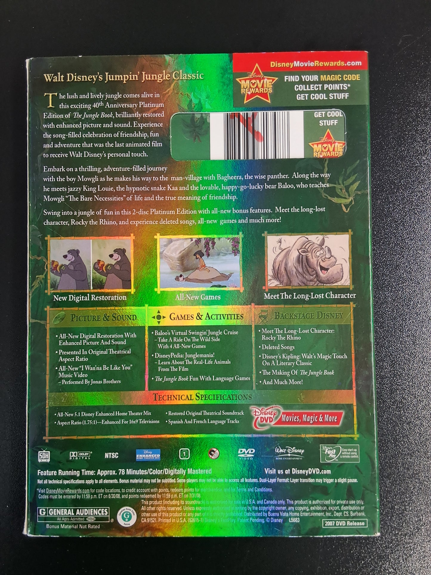 The Jungle Book 40th Anniversity Edititon