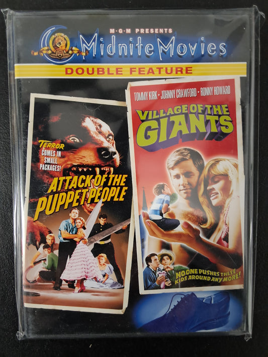 Midnite Movies Double Feature Attack of the Puppet People/Village of the Giants