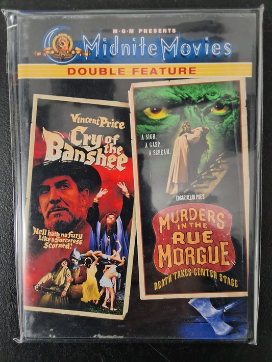 Midnite Movies Double Feature Cry of the Banshee/Murders in the Ave Morgue