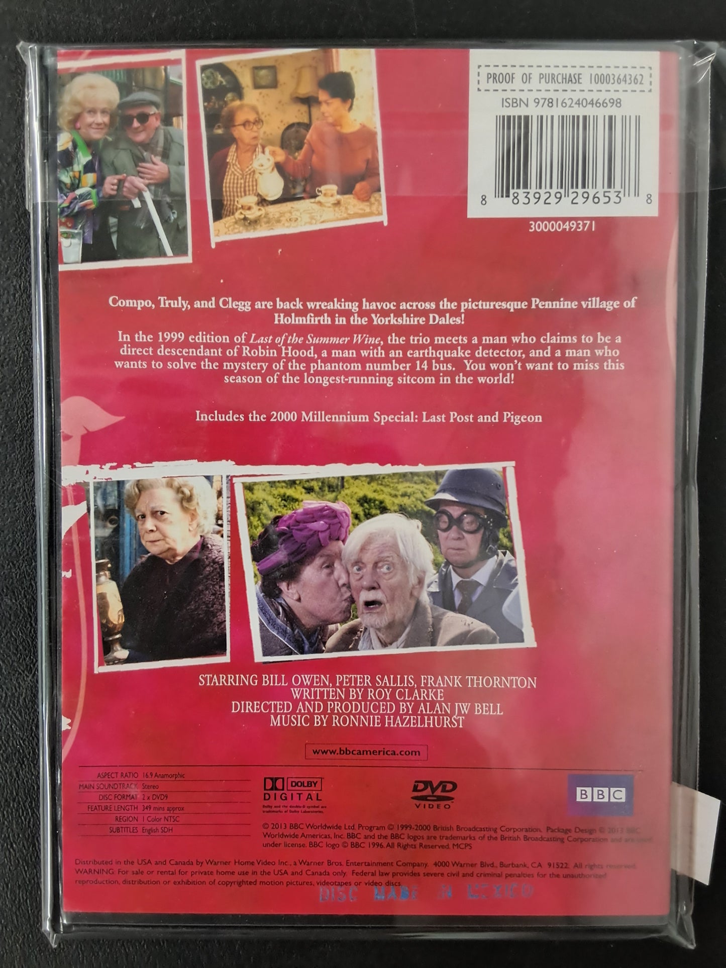 Roy Clarke's Last of the Summer Wine Vintage 1999 DVD