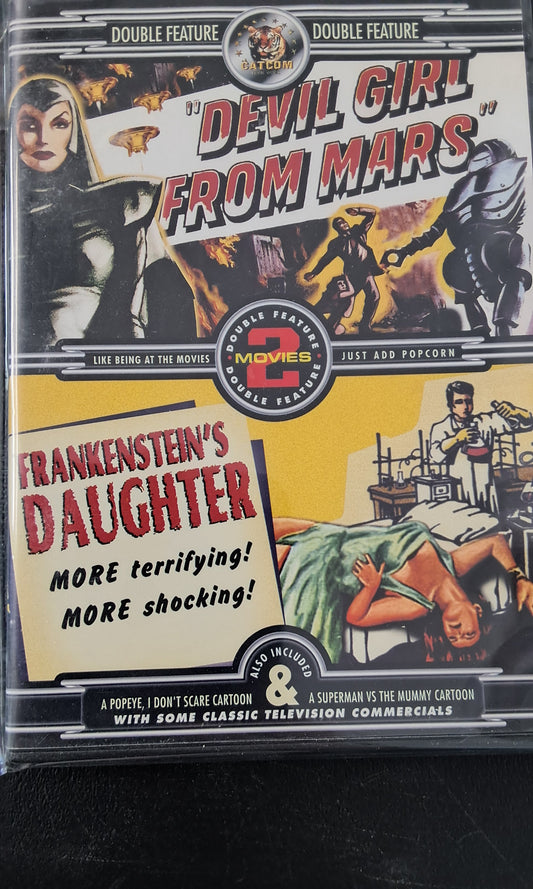 Devil Girl From Mars/Frankenstein's Daughter DVD