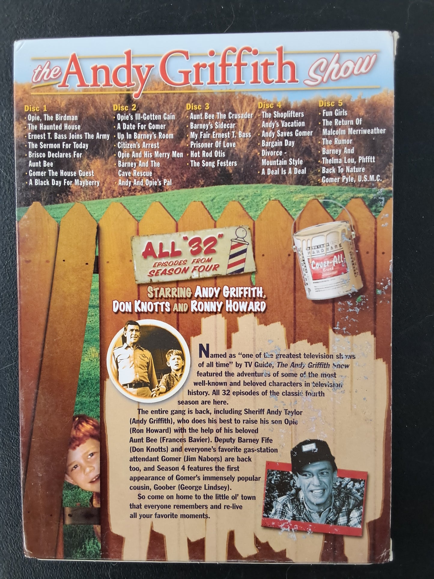 The Andy Griffith Show Season 4  Paramount TV DVD