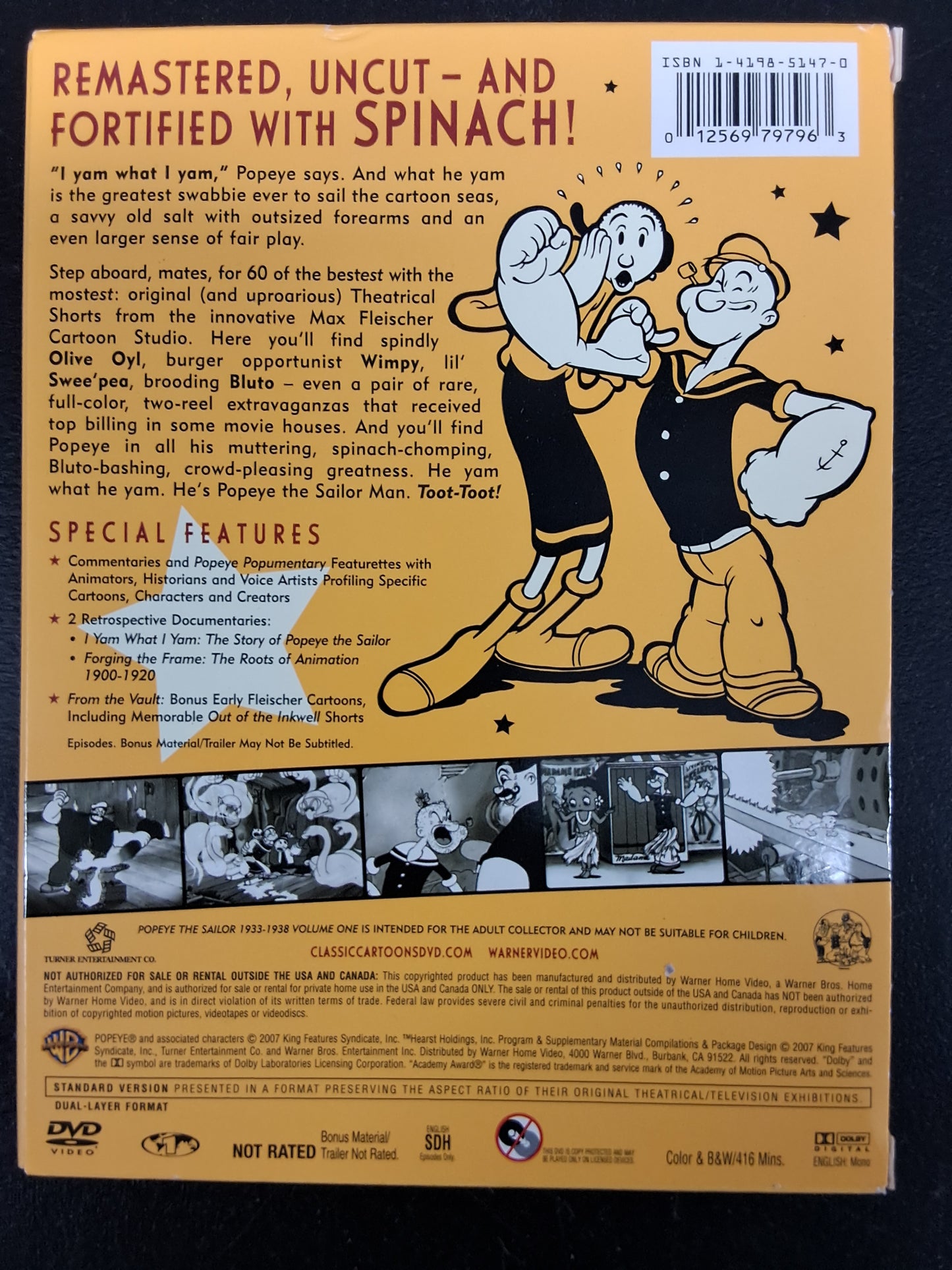 Popeye The Sailor Volume One