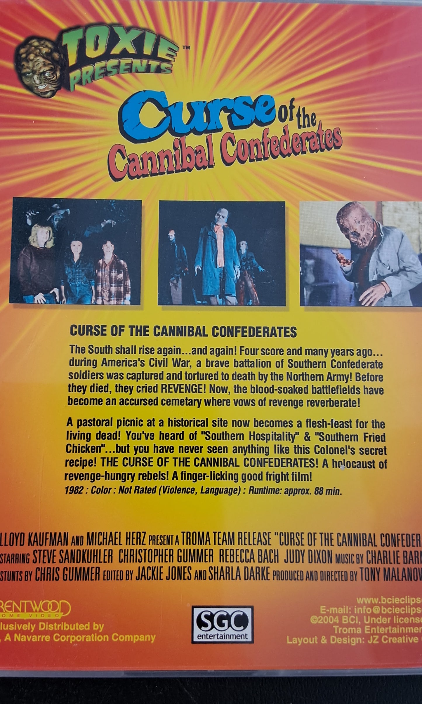 Curse of the Cannibal Confederates DVD