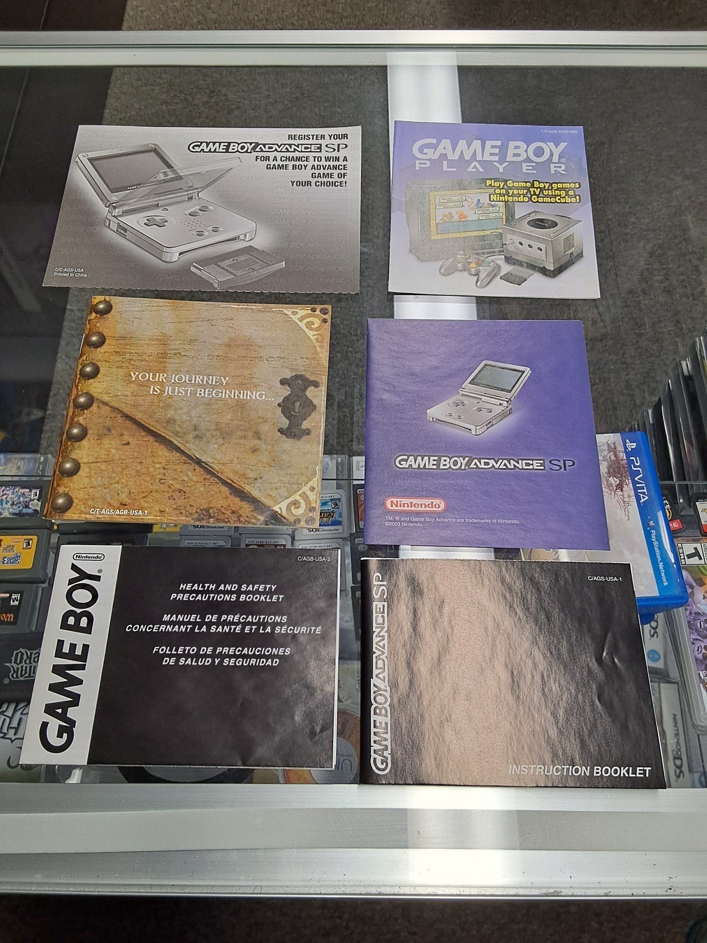 Red Gameboy Advance SP In Box