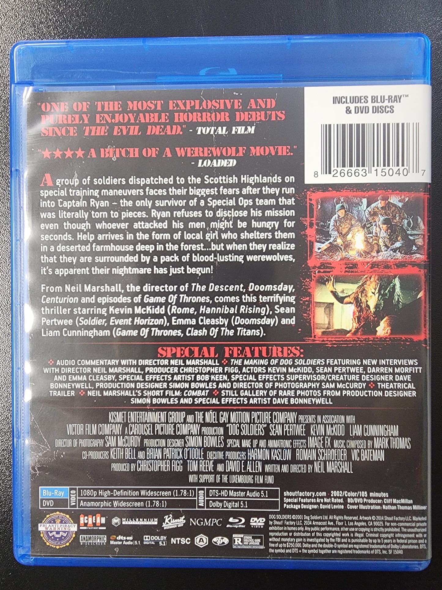Dog Soldiers  Blu Ray