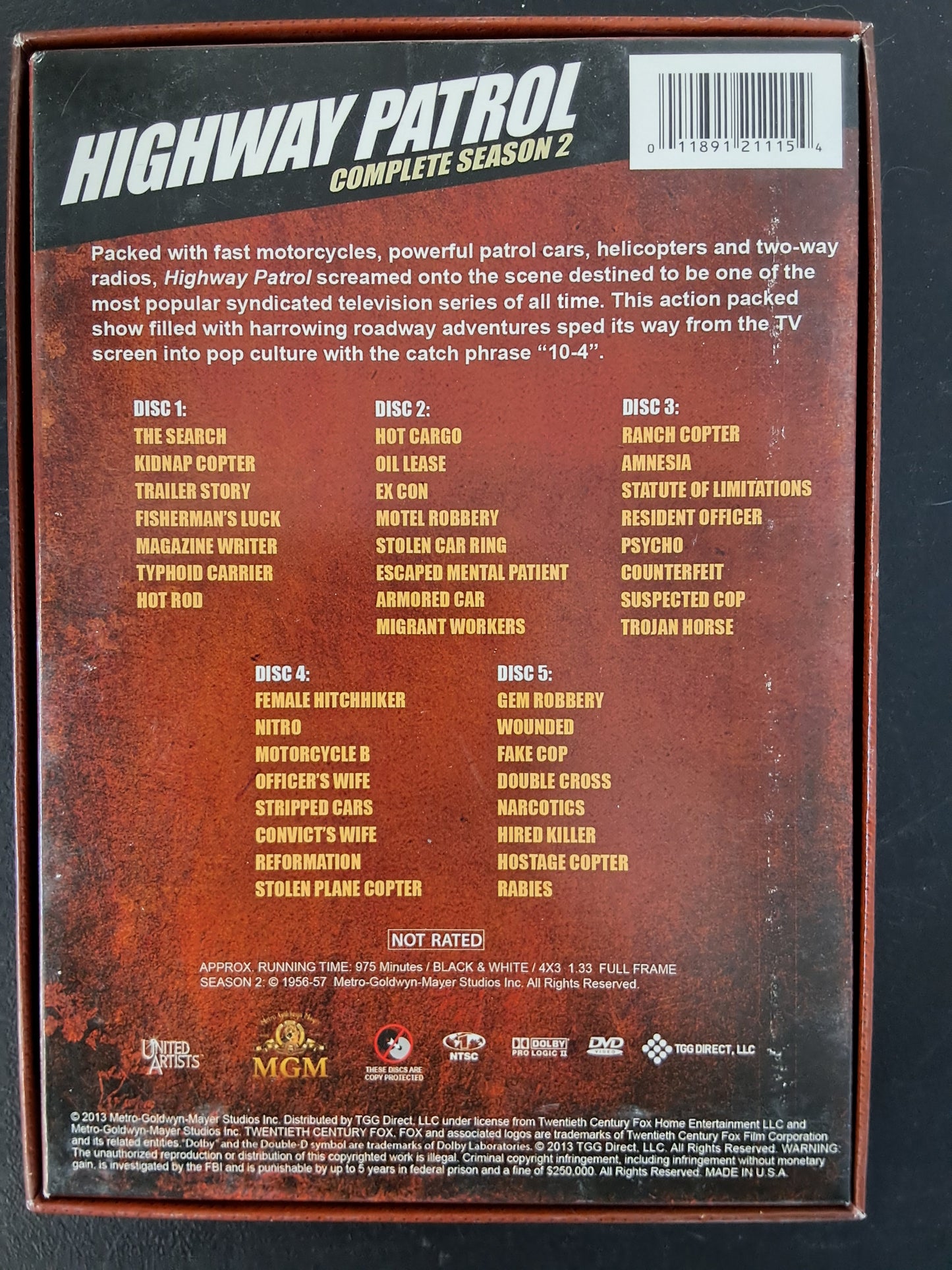 Highway Patrol Season 2 DVD