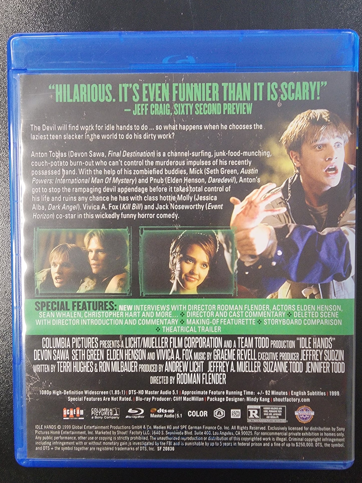 Idle Hands Blu Ray