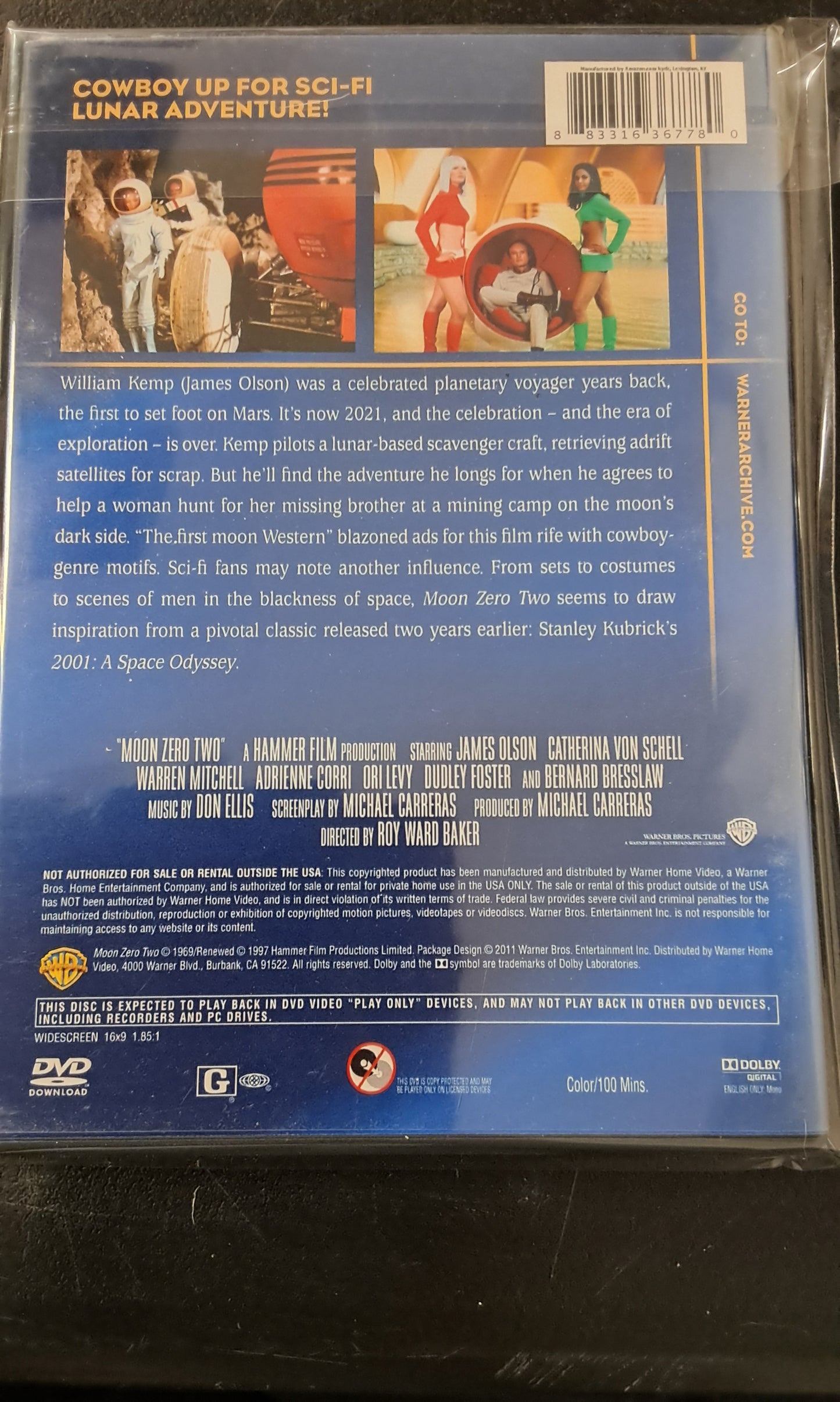 Moon Zero Two DVD