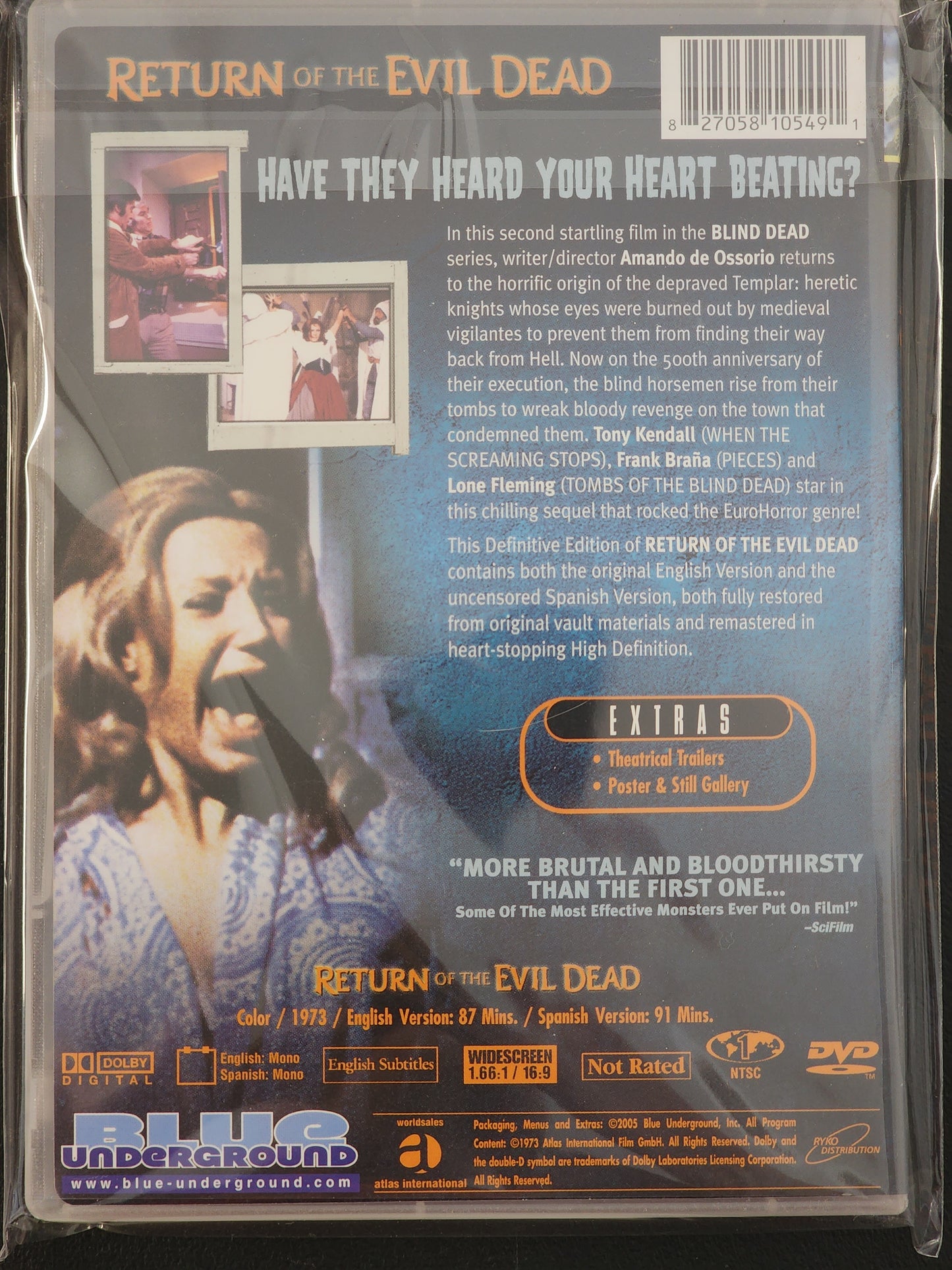 Return of the Evil Dead DVD
