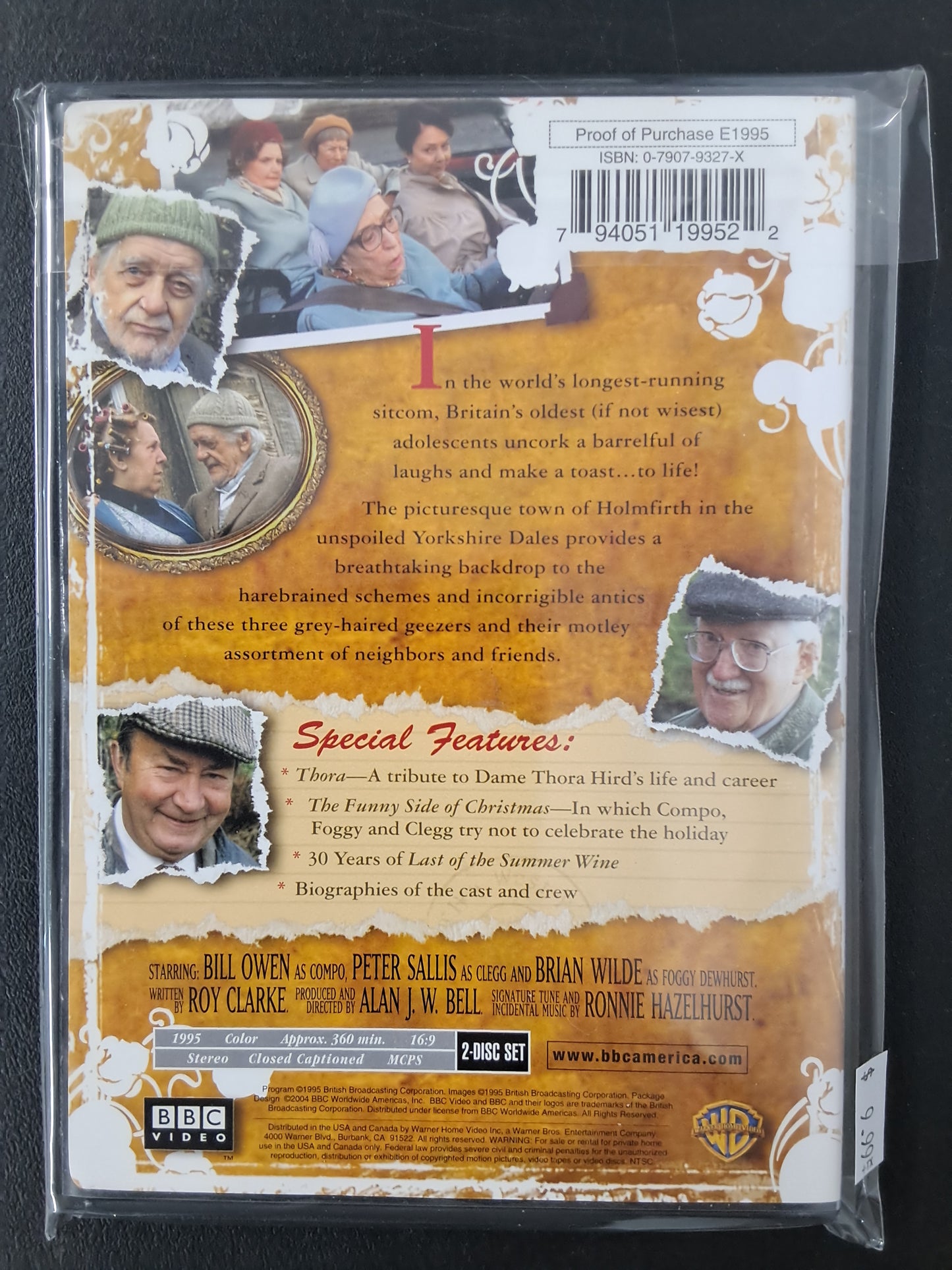 Roy Clarke's Last of the Summer Wine Vintage 1995 DVD