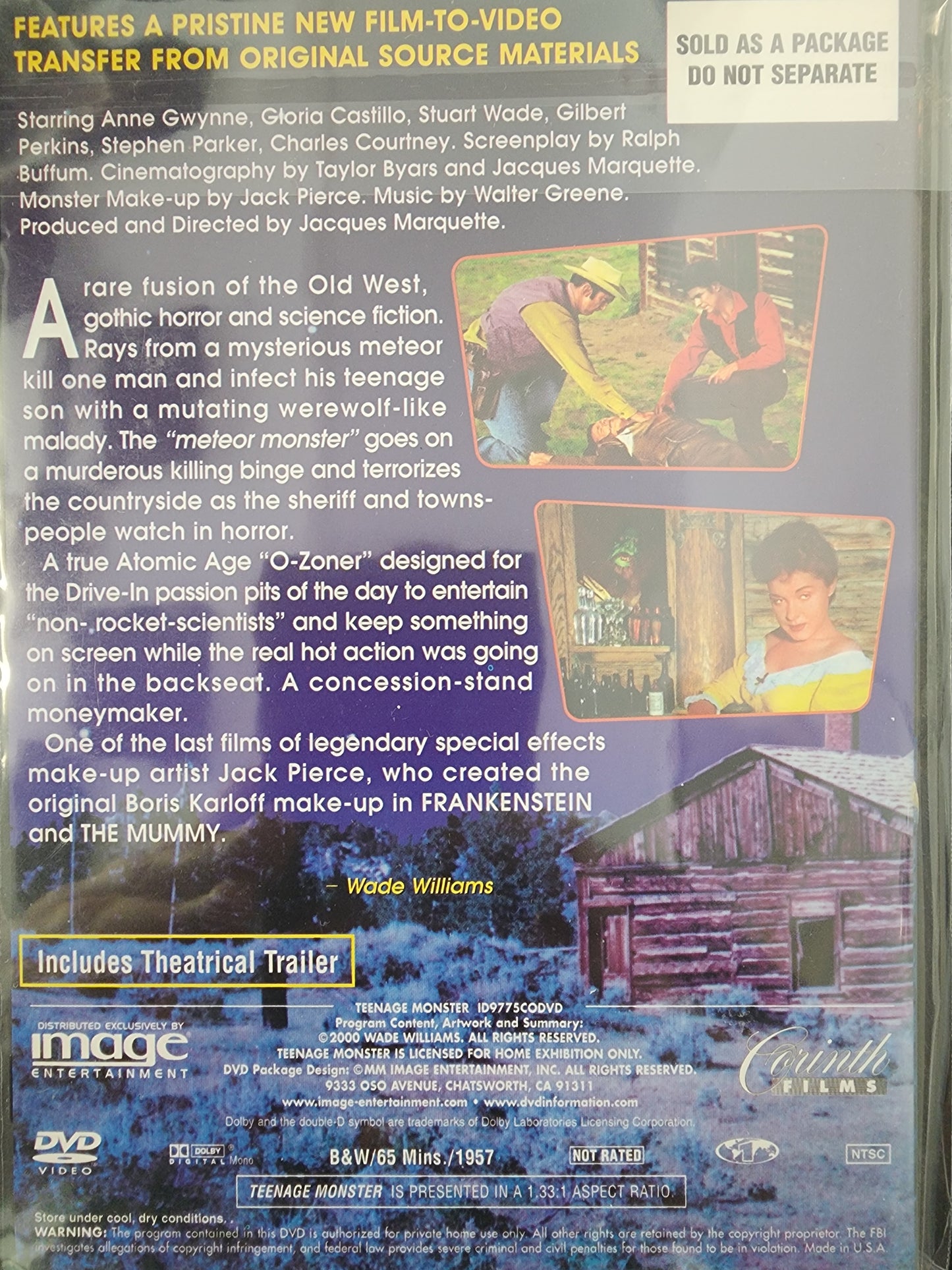 Teenage Monster DVD