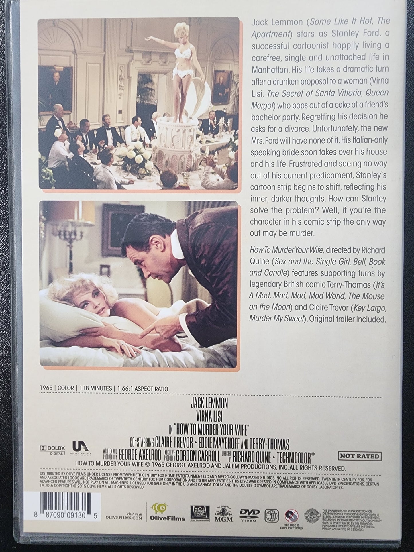 How to Murder Your Wife DVD