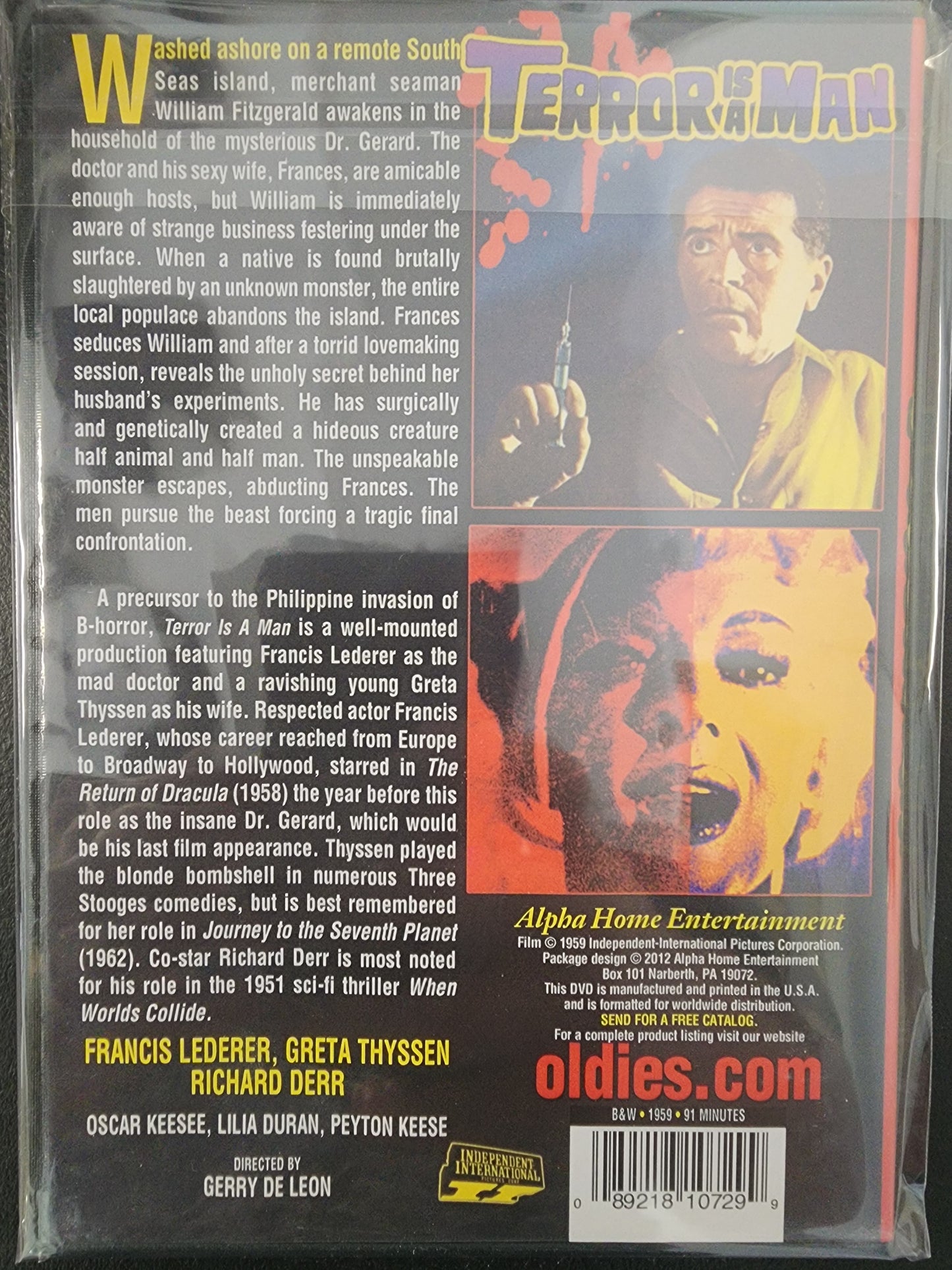 Terror is a Man DVD