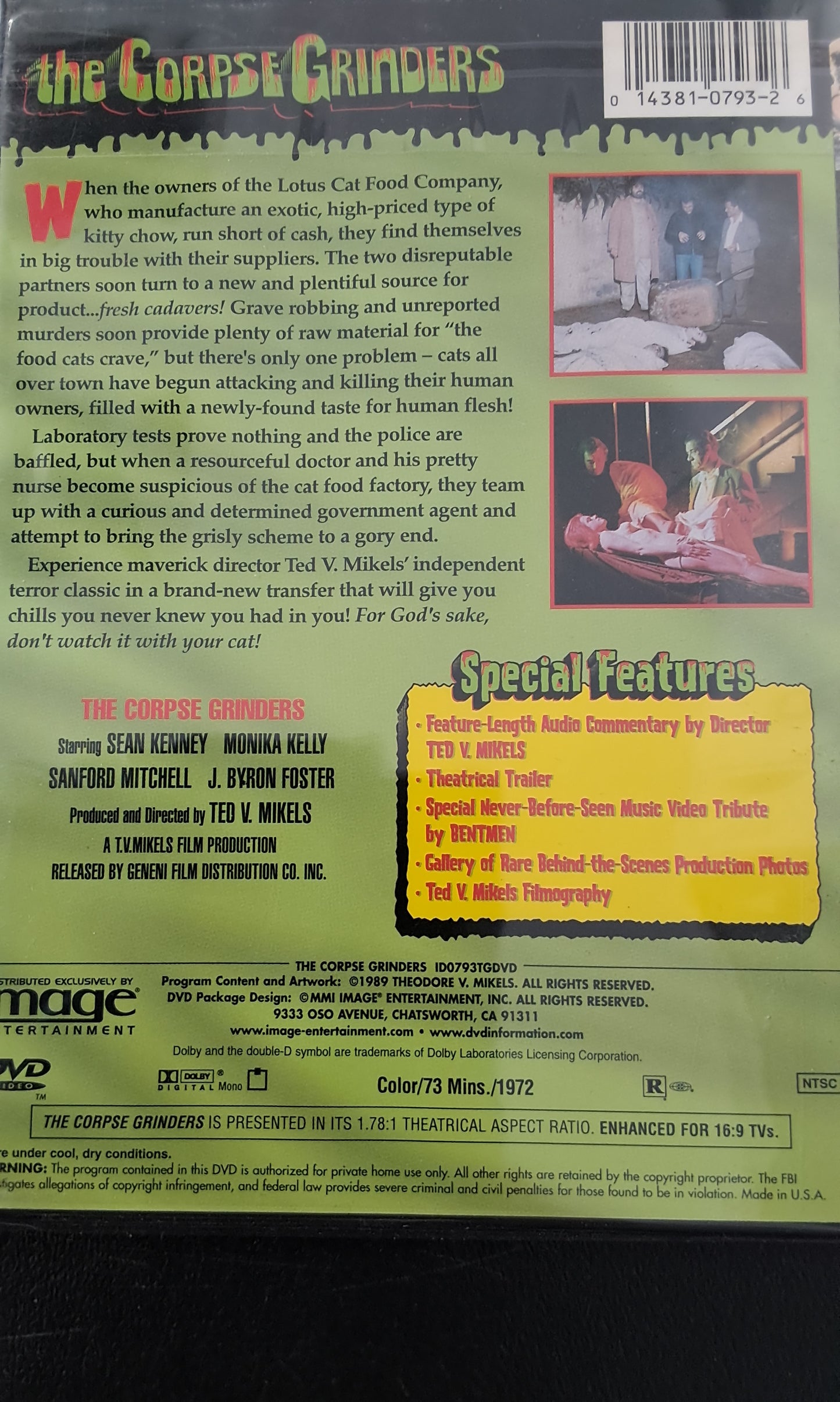 The Corpse Grinders DVD