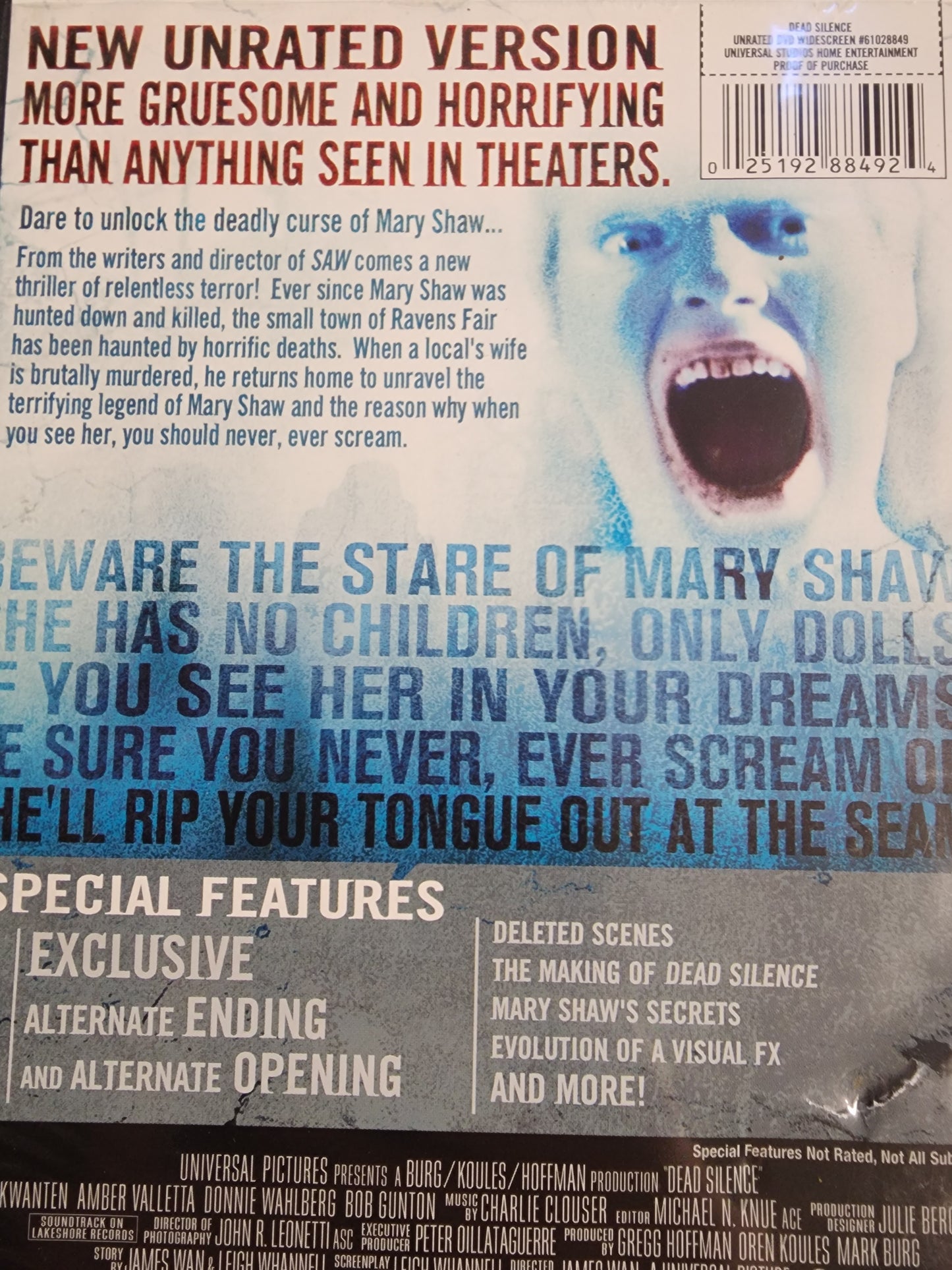 Dead Silence DVD