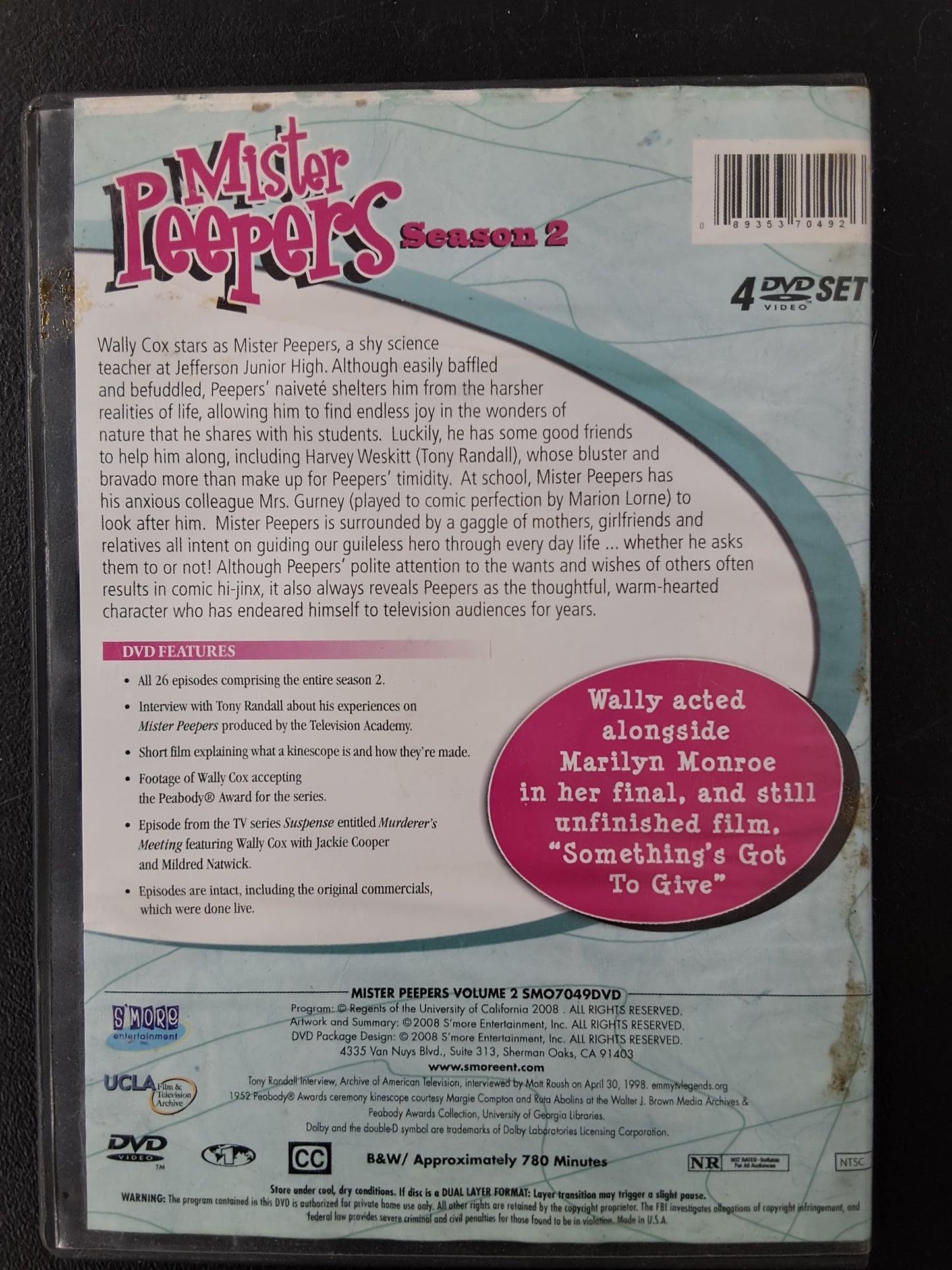 Mister Peepers Season 2 DVD