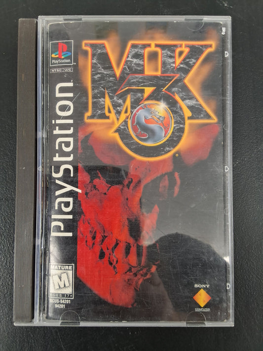 Mortal Kombat 3 PS1 Long Box
