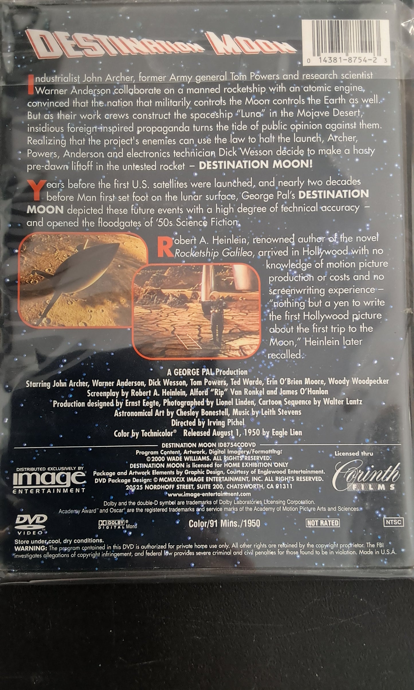 Destination Moon DVD