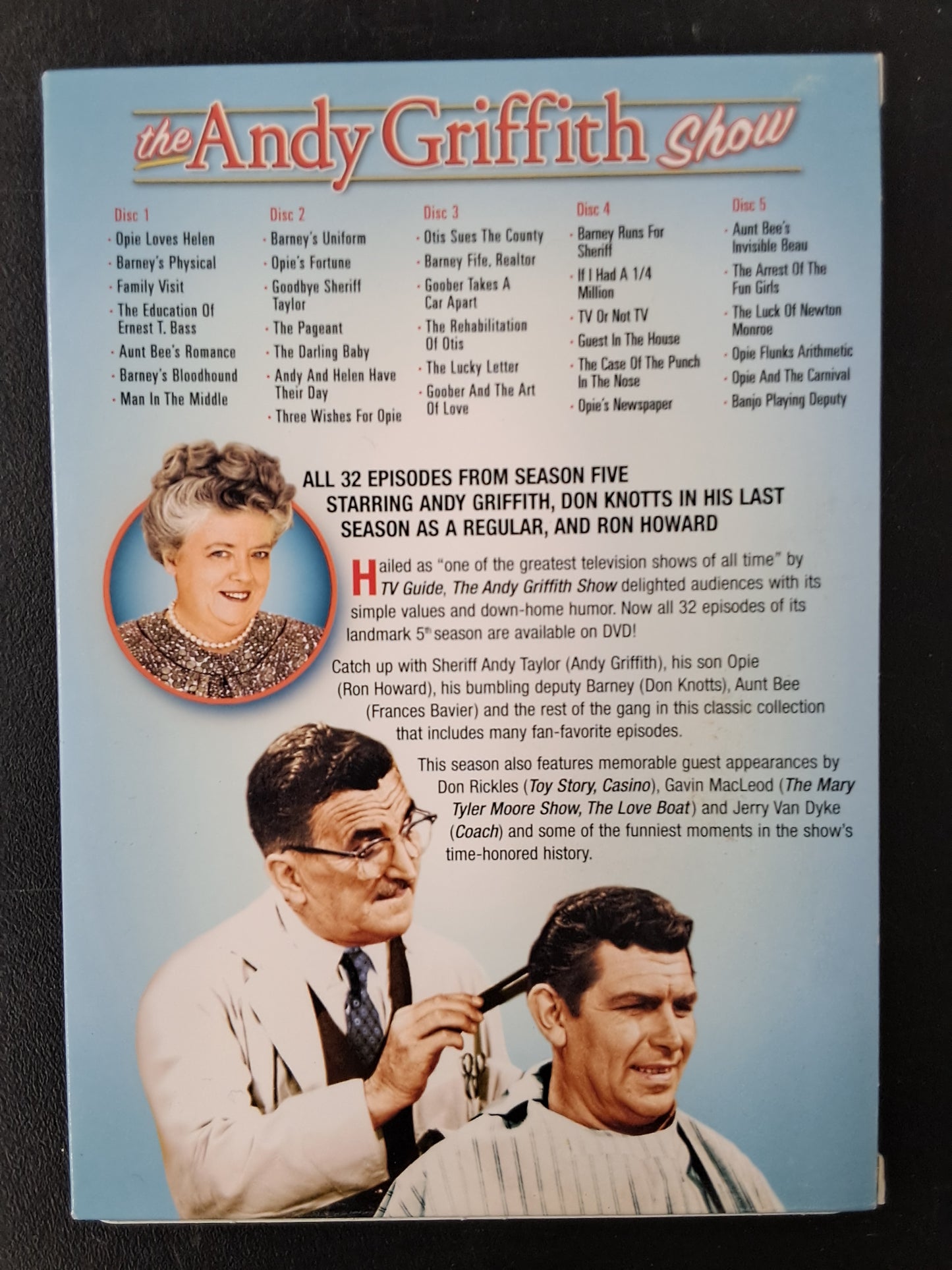 The Andy Griffith Show Season 5 Paramount TV DVD