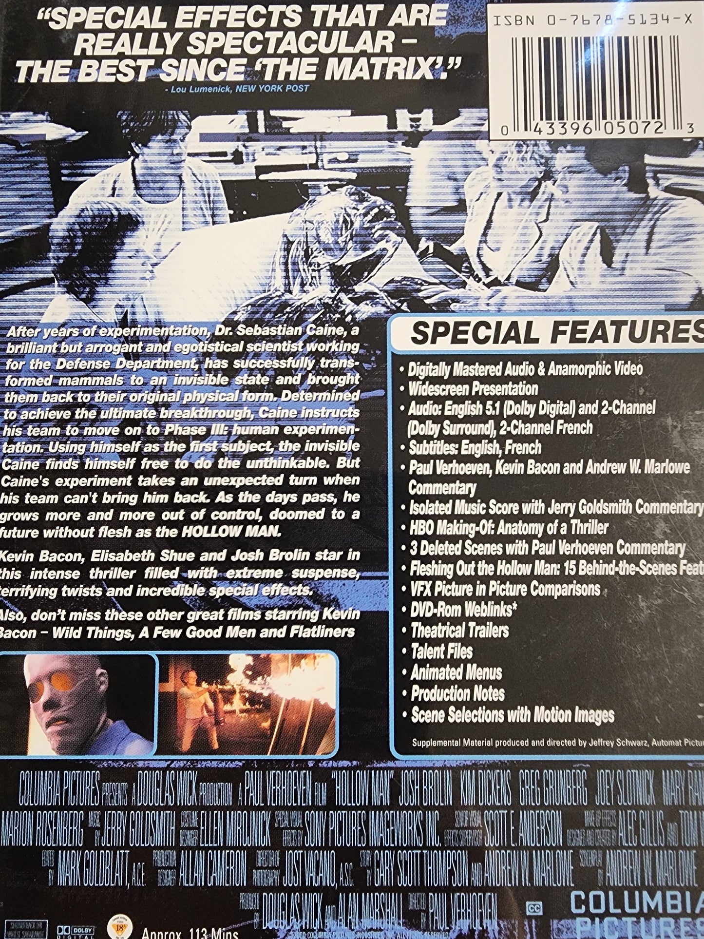 Hollow Man DVD
