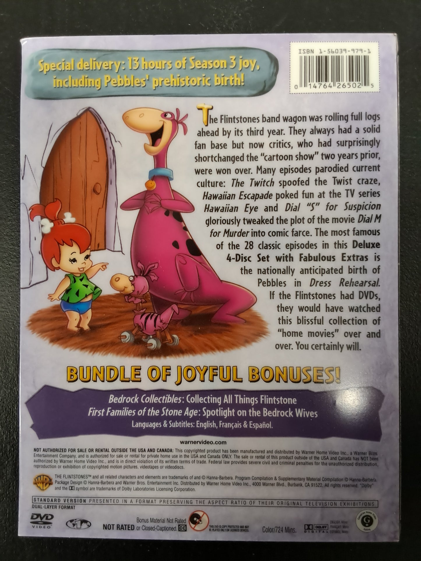 Hanna Barbera Golden Collection The Flintstones Season 3
