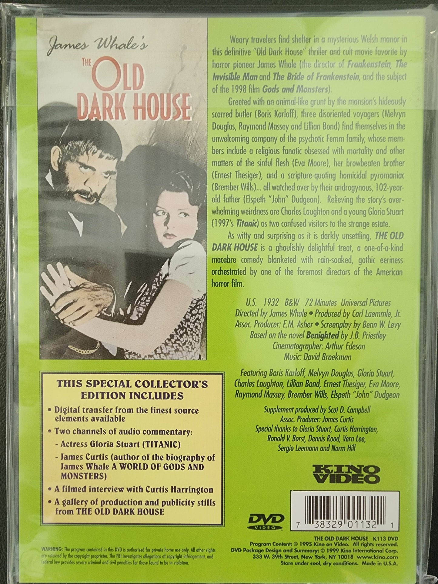James Whale's The Old Dark House DVD